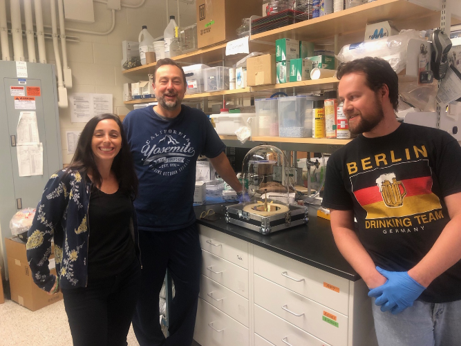 The team that grew the blackest black on earth on a 2 Million Dollar diamond at MIT